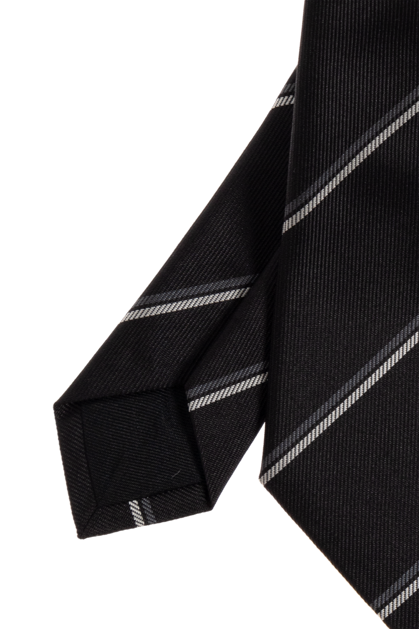 Black Striped tie Saint Laurent - Vitkac Canada